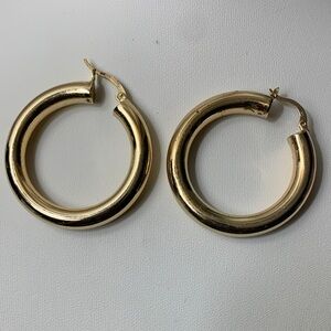 Elegant Gold Hoop Earrings